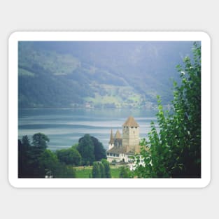 Chateau by the lake Sticker